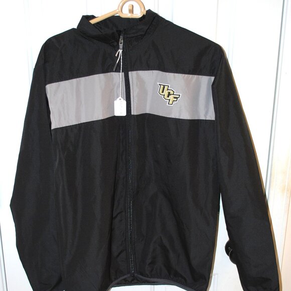 Rivalry Threads Black UCF Central Florida Knights Windbreaker NWT NEW Small - Picture 1 of 7